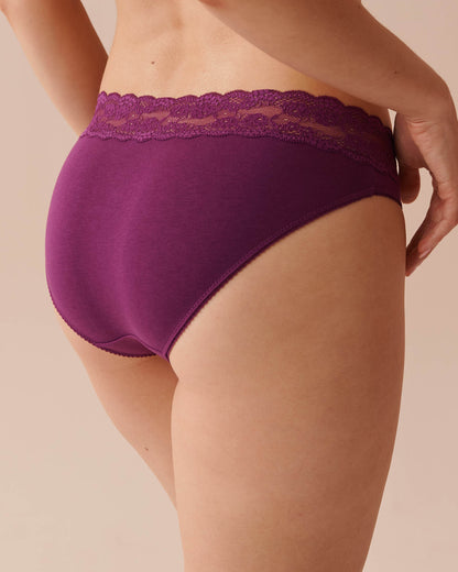 Cotton and Lace Band Bikini Panty_20100507_50074_03