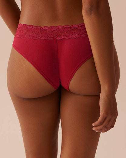 Cotton and Lace Band Cheeky Panty_20100511_60169_02