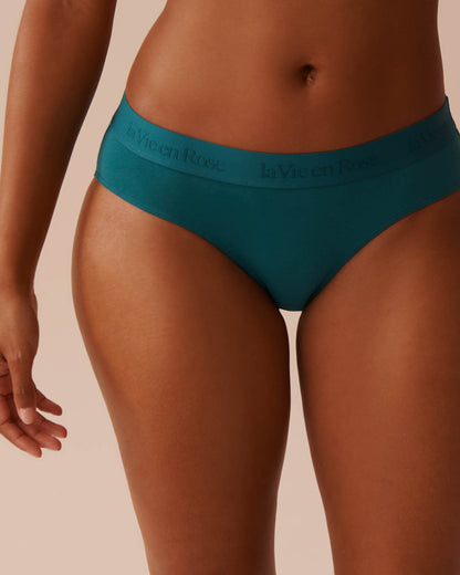 Cotton and Logo Elastic Band Bikini Panty_20100518_30032_01