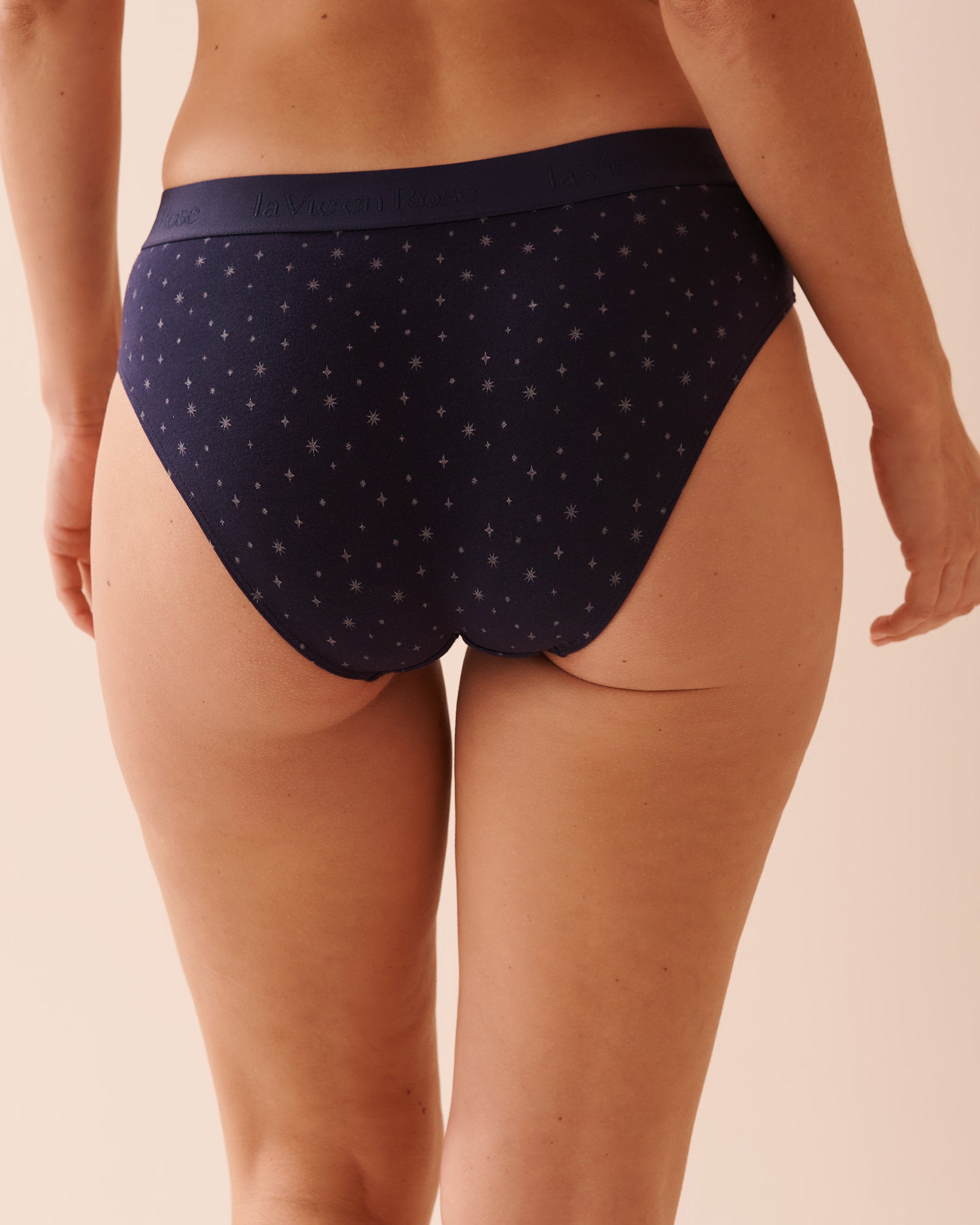 Cotton and Logo Elastic Band Bikini Panty_20100518_P40402_02