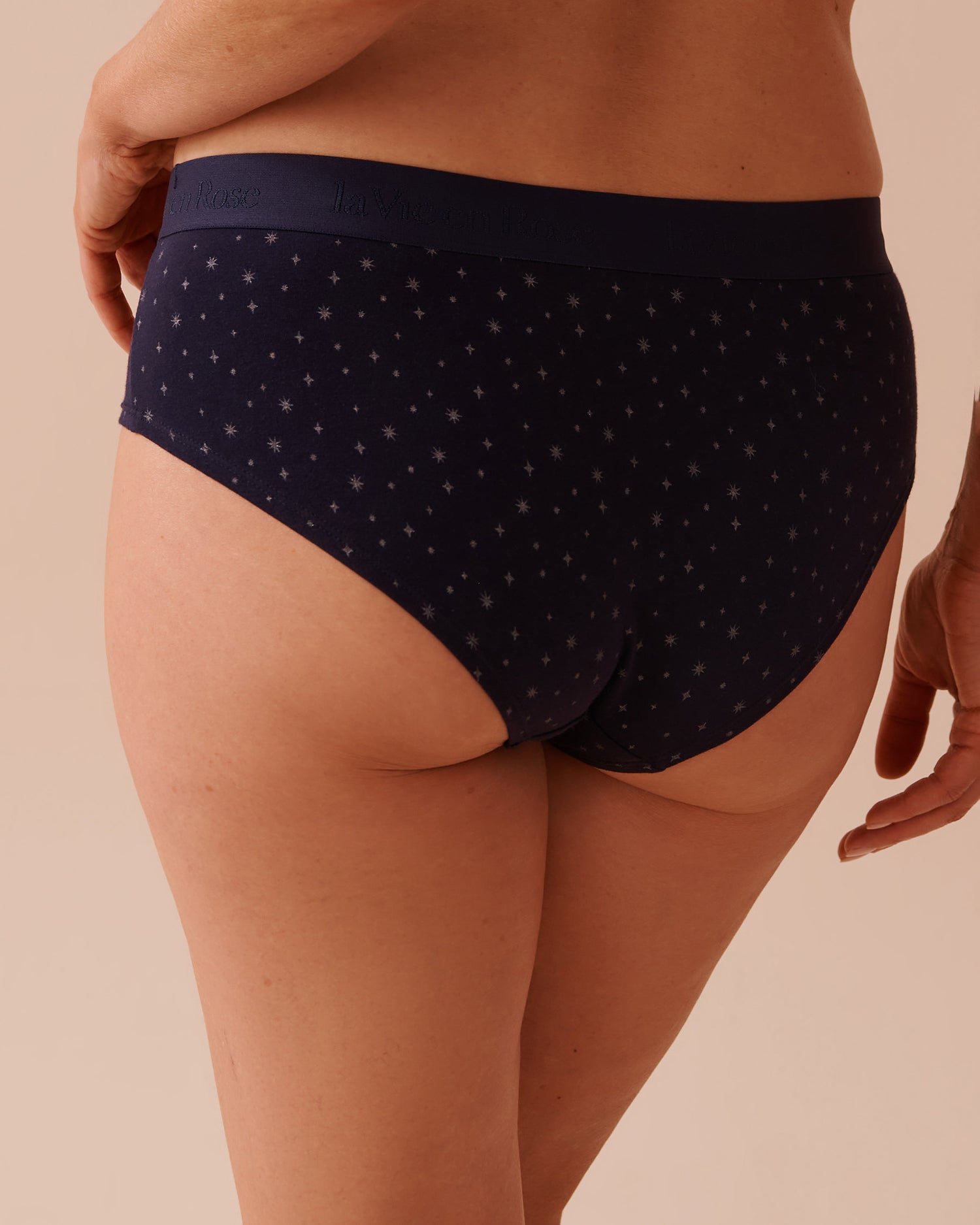 Cotton and Logo Elastic Band Hiphugger Panty_20100519_P40402_02