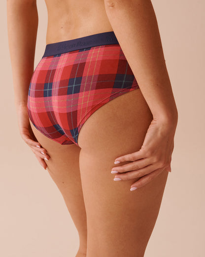 Cotton and Logo Elastic Band Hiphugger Panty_20100539_P60295_02