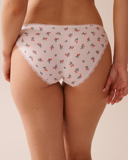 La Vie en Rose_Cotton and Lace Detail Bikini Panty_20100581_P10482_02
