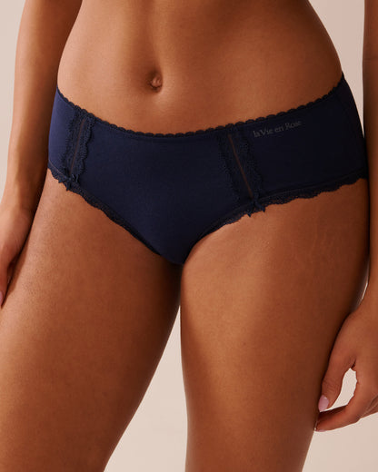 La Vie en Rose_Cotton and Lace Detail Hiphugger Panty_20100582_40099_01