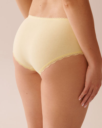 La Vie en Rose_Cotton and Lace Detail Hiphugger Panty_20100582_70033_02