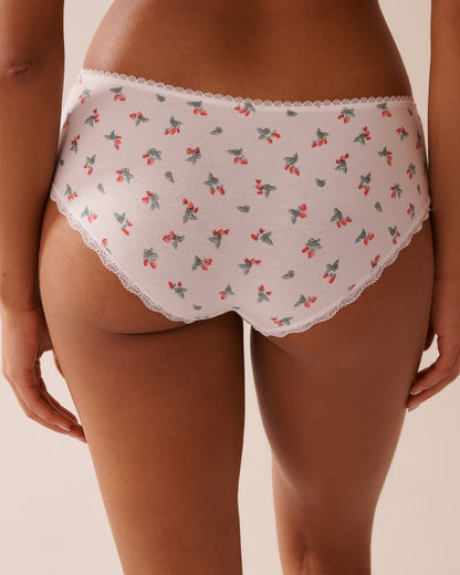 La Vie en Rose_Cotton and Lace Detail Hiphugger Panty_20100582_P10482_02