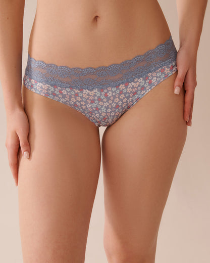 La Vie en Rose_Cotton and Lace Band Cheeky Panty_20100596_P40449_01