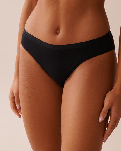 La Vie en Rose_Black Beauty_Cotton Bikini Panty_20100611_00001_01