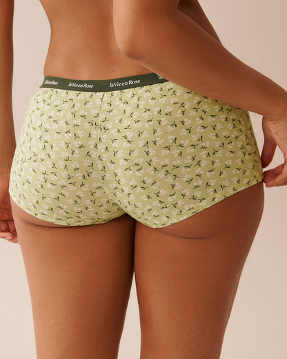 La Vie en Rose_Lint Ditsy Flowers_Cotton Boyleg Panty_20100618_P30126_02