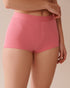 La Vie en Rose_Chateau Rose_Cotton and Logo Elastic Band High Waist Boyleg Pan_20100621_60203_01