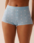 La Vie en Rose_Powder Blue Crown_Cotton and Logo Elastic Band High Waist Boyleg Pan_20100621_P40468_01