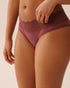 La Vie en Rose_Dry Rose_Lace Trim Ribbed Bikini Panty_20100631_60111_01