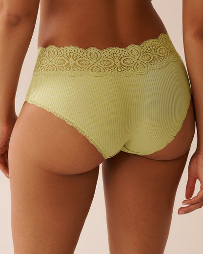La Vie en Rose_Lint_Lace Trim Ribbed Hiphugger Panty_20100632_30132_02
