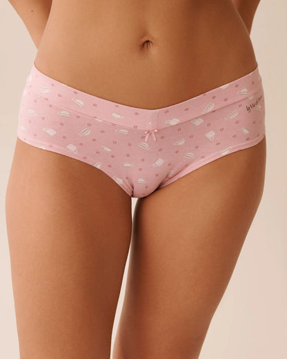 La Vie en Rose_Zephyr Coffee &amp; Cups_Cotton Hiphugger Panty_20100640_P60403_01