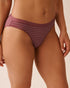 La Vie en Rose_Crushed Berry Stripes_Cotton Bikini Panty_20100642_P60404_01
