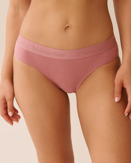 La Vie en Rose_Nostalgia Rose_Cotton and Logo Elastic Band Bikini Panty_20100646_60211_01