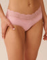 La Vie en Rose_Zephyr_Lace Trim Ribbed Hiphugger Panty_20100656_60160_01