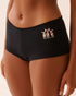 La Vie en Rose_Black Beauty_Ruffle Trim Cotton Boyleg Panty_20100668_00001_01