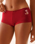 La Vie en Rose_Savvy Red_Ruffle Trim Cotton Boyleg Panty_20100668_60215_01
