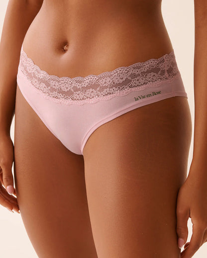 La Vie en Rose_Cherry Blossom_Cotton and Lace Band Cheeky Panty_20100682_60074_01