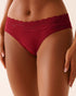 La Vie en Rose_Savvy Red_Cotton and Lace Band Cheeky Panty_20100682_60215_01