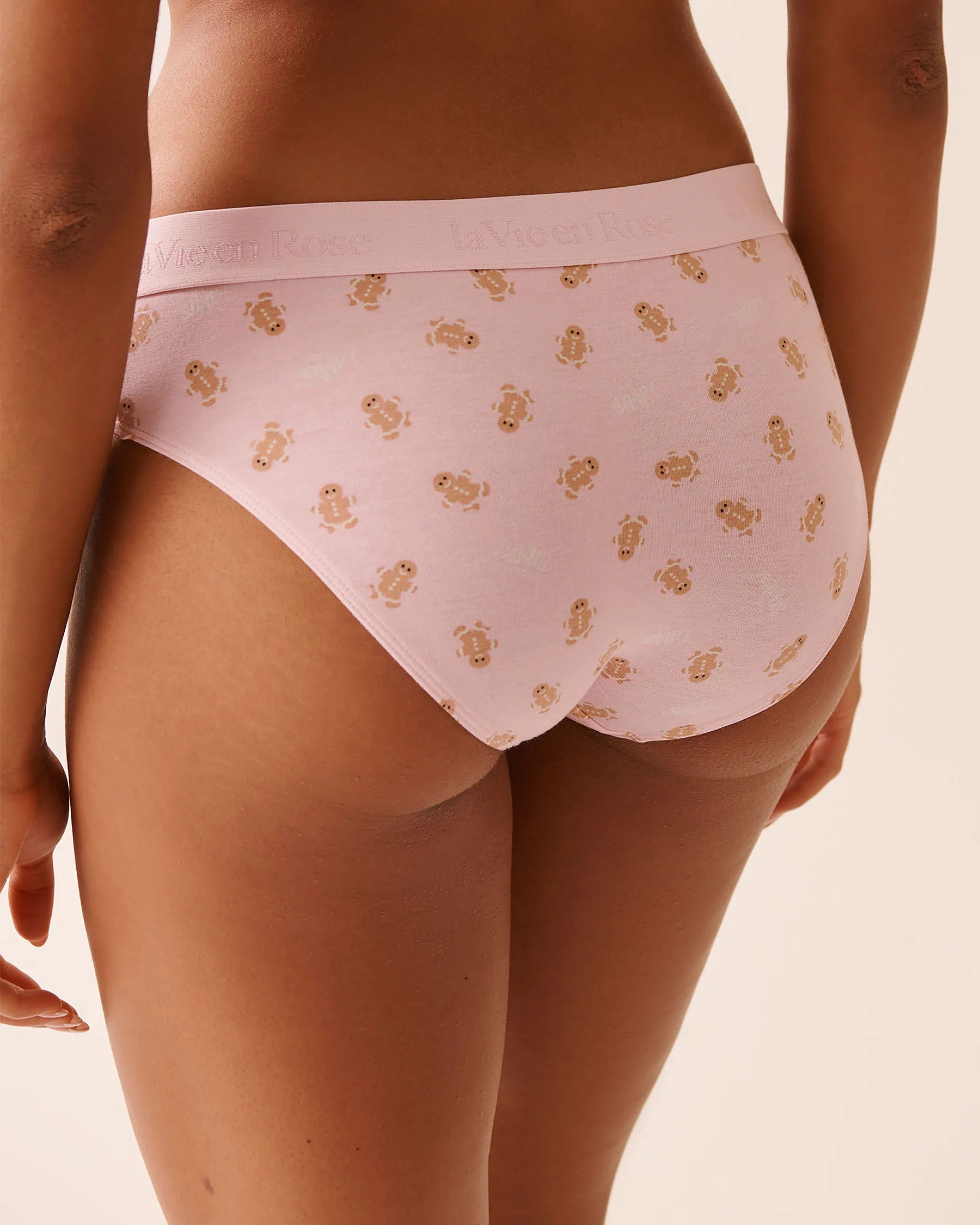 La Vie en Rose_Cherry Blossom Oh Snap_Cotton and Logo Elastic Band Bikini Panty_20100689_P60425_02