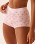 La Vie en Rose_Cherry Blossom Oh Snap_Cotton and Logo Elastic Band High Waist Boyleg Panty_20100690_P60425_01