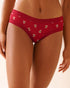 La Vie en Rose_Savvy Red Teddy Bear_Super Soft Lace Trim Cheeky Panty_20100693_P60429_01