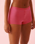 La Vie en Rose_Fuchsia Rose_Cotton and Logo Elastic Band High Waist Boyshort Panty_20100703_60228_01