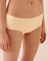 La Vie en Rose Apricot Gelato Women Cotton and Lace Detail Hiphugger Panty SKU: 20100729_70043 Image 01