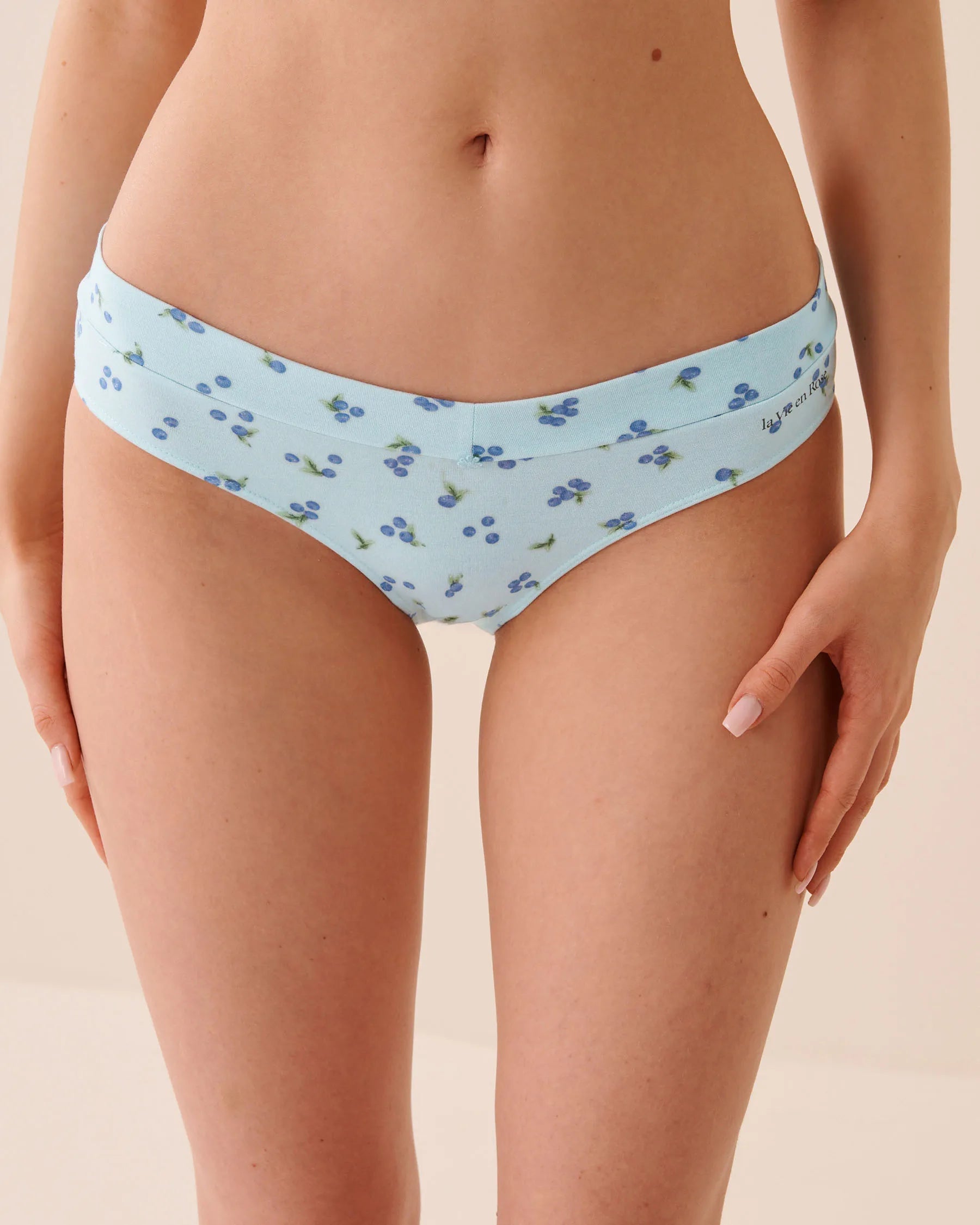 La Vie en Rose Stratosphere Blueberry Women Everyday Soft Cotton Bikini Panty SKU: 20100731_P40558 Image 01
