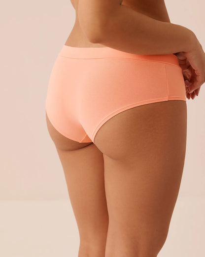 La Vie en Rose Peach Amber Women Cotton Hiphugger Panty SKU: 20100761_70008 Image 02