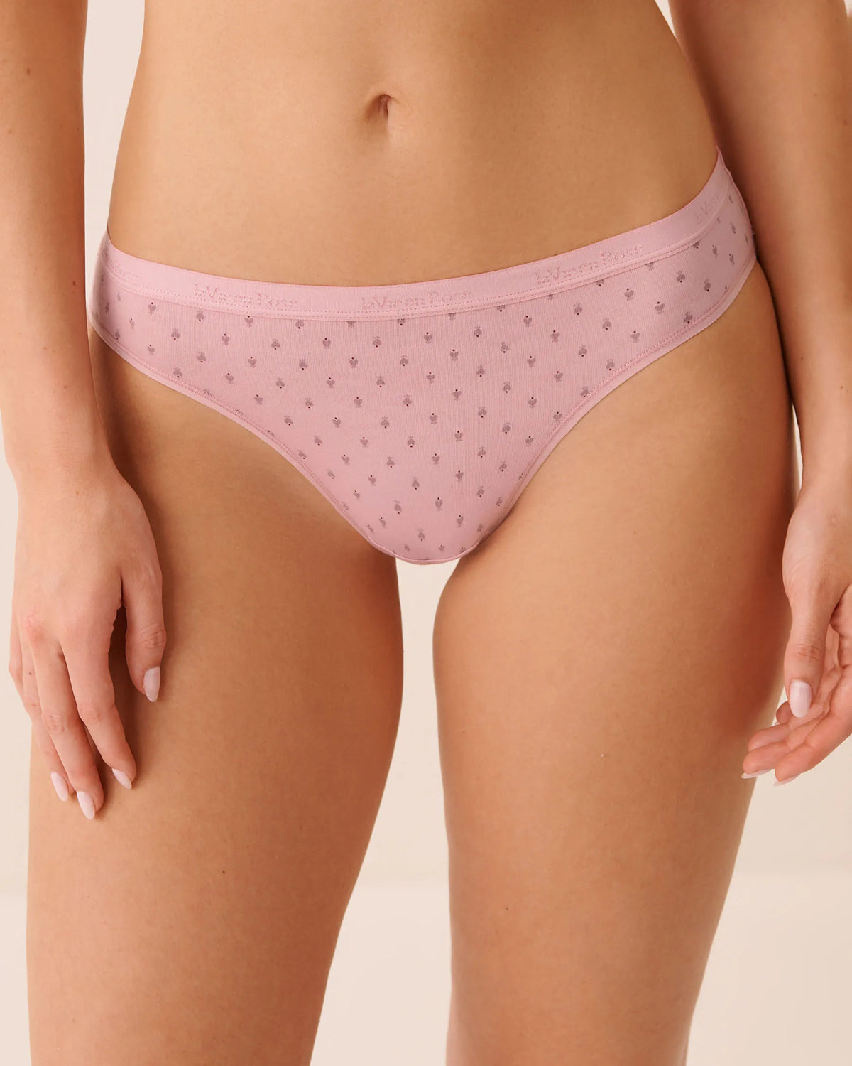 La Vie en Rose Pink Nectar Hearts Women Cotton Bikini Panty SKU: 20100794_P60513 Image 01