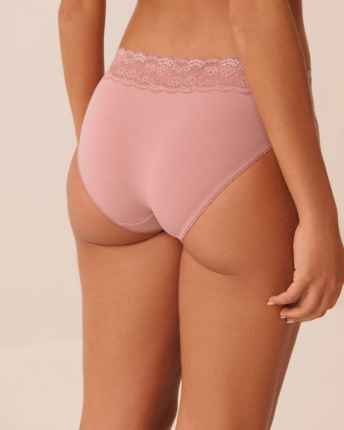 La Vie en Rose Foxglove Women Cotton And Lace Band Bikini Panty SKU: 20100802_60254 Image 02