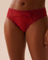 Mesh and Lace Trim Cheeky Panty with Bow_20200540_60169_01