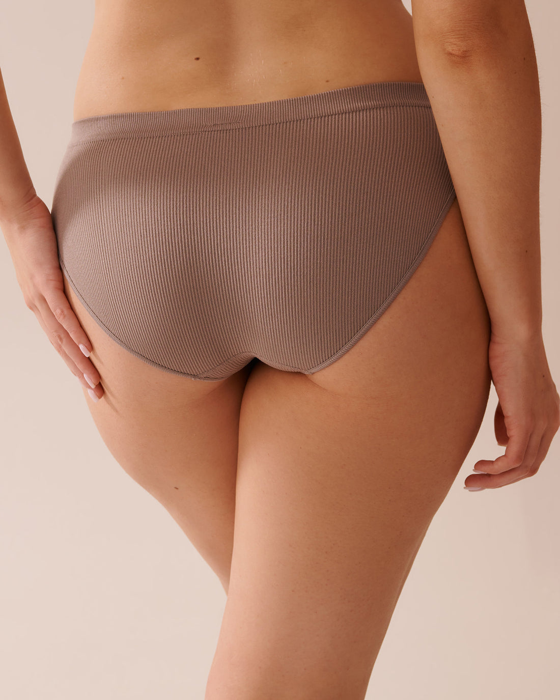 La Vie en Rose_Seamless Fabric Ribbed Bikini Panty_20200591_00011_02