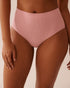 La Vie en Rose_Seamless Fabric Ribbed High Waist Bikini Panty_20200593_60134_01