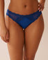 La Vie en Rose_Mazarine Blue_Mesh and Lace Trim Bikini Panty_20200660_40066_01
