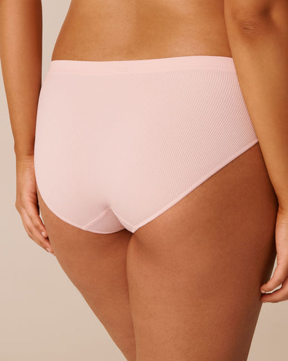La Vie en Rose_Lotus_Seamless Fabric Ribbed Bikini Panty_20200667_60021_02