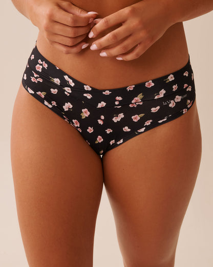 La Vie en Rose_Black Beauty Cherry Blossom_Perfect Fit Bikini Panty_20200672_P00440_01