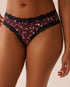 La Vie en Rose_Sun-Dried Animal Ditsy_Microfiber and Lace Trim Cheeky Panty_20200674_P60394_01
