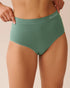 La Vie en Rose_Sagebrush Green_Seamless Fabric High Waist Bikini Panty_20200692_30134_01