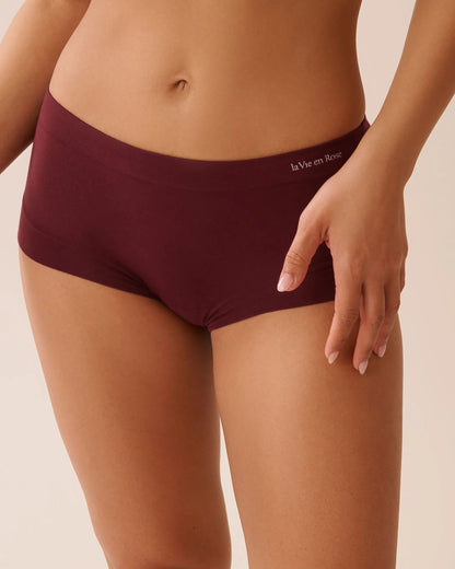 La Vie en Rose_Burgundy_Modal Boyleg Panty_20200694_50062_01