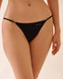 La Vie en Rose_Black Beauty_Adjustable Microfiber String Panty with Bow_20200704_00001_01