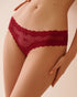 La Vie en Rose_Savvy Red_Bow-Detail Mesh and Lace Trim Cheeky Panty_20200705_60215_01