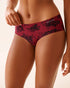 La Vie en Rose_Savvy Red Bouquet_Microfiber Invisible Hiphugger Panty_20200718_P60424_01