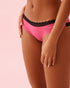 La Vie en Rose_Fuchsia Rose_Microfiber and Lace Trim Cheeky Panty_20200747_60228_01