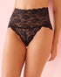 La Vie en Rose_Black Beauty_Lace High Waist Bikini Panty_20200751_00001_01
