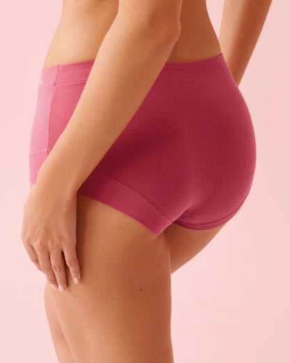 La Vie en Rose_Carmine_Modal Boyshort Panty_20200758_60190_02