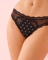 La Vie en Rose_Black Beauty Hearts_Mesh and Lace Trim Bikini Panty_20200764_P00495_01